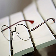 [Free Lenses] Metal Round Full-Rim Retro Prescription Eyeglasses