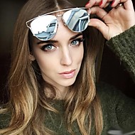 Men/Women/Unisex 's Mirrored/100% UV400 Browline Sunglasses