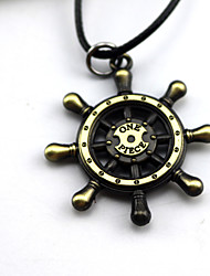 Plus daccessoires Inspiré par One Piece Cosplay Anime Accessoires de Cosplay Colliers Doré Alliage