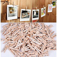 50pcs new 3x25mm mini natural wooden clothe photo paper peg clothespin craft clips for wedding decoration - Wedding Decorations Cheap 50pcs new 3x25mm mini natural wooden clothe photo paper peg clothespin craft clips for wedding decoration - Wedding Decorations Cheap