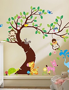 zooyoo® mono extraíble en las pegatinas de pared árbol de etiquetas de la pared vendedora caliente para la decoración del hogar