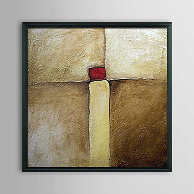 Abstract Squeeze Framed Oil Painting