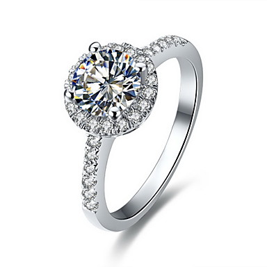berlapis klaster pita 1 karat 925 perak emas putih cincin berlapis klaster pita 1 karat 925 perak emas putih cincin
