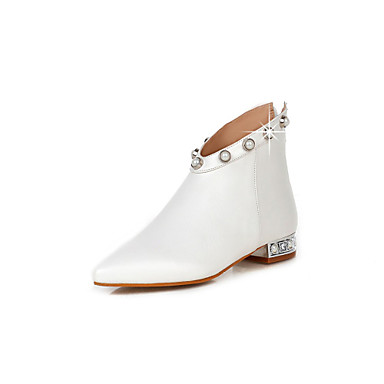 chunky heel pointed toe boots