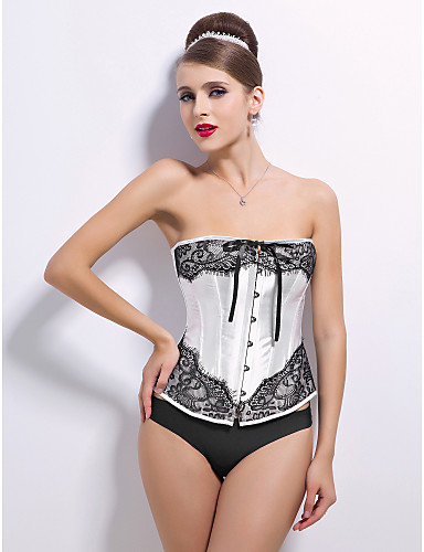 Acrylic Strapless Front Busk Closure Corsets Wedding Special Occasion