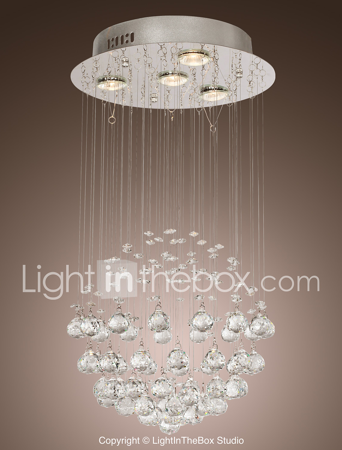 50 luci pendenti , contemporaneo cromo caratteristica for ... Mostra lampadari camera da letto con prezzi bassi